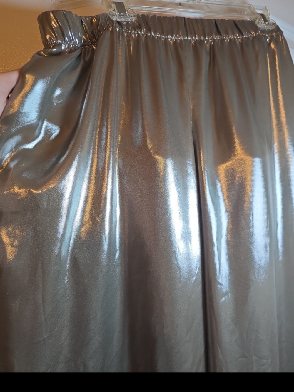A NEW DAY Shiny Satin Pants Wide Leg Pants XL-XXL - Picture 4 of 8